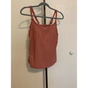 Women's Swim Suit Tankini Top Mauve Color Size 14W- Size Large
